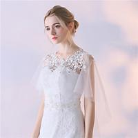 Women\'s Wrap Capes Lace Tulle Wedding Party/Evening Lace