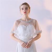 Women\'s Wrap Capelets Tulle Wedding Party/Evening Lace