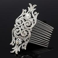 Women\'s Flower Girl\'s Rhinestone Alloy Headpiece-Wedding Hair Combs