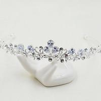 Women\'s Alloy Cubic Zirconia Headpiece-Wedding Special Occasion Casual Tiaras 1 Piece