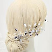 womens rhinestone alloy imitation pearl headpiece wedding special occa ...