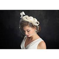 Women\'s Feather Tulle Headpiece-Special Occasion Fascinators 1 Piece