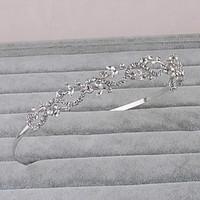 Women\'s Rhinestone Headpiece-Wedding Tiaras 1 Piece