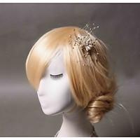 Women\'s Rhinestone / Imitation Pearl Headpiece - Wedding / Special Occasion / Casual Hair Clip 1 Piece