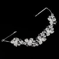 womens rhinestone alloy imitation pearl headpiece wedding headbands