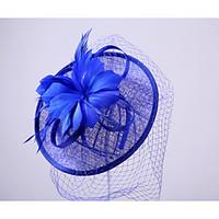 Women\'s Feather Flax Headpiece-Wedding Special Occasion Outdoor Fascinators 1 Piece