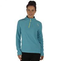 womens montes fleece fluro blue