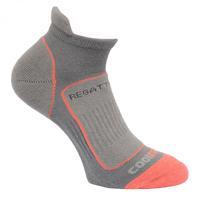 Womens Trail Runner Socks Steel