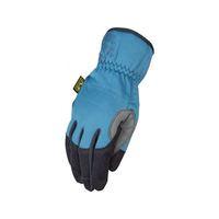 womens padded palm gloves blue small