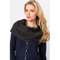 wool blend rib knit snood