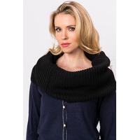 wool blend rib knit snood