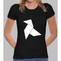 woman t shirt origami