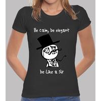 woman t-shirt be like sir