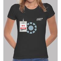 woman t-shirt - stark industries staff