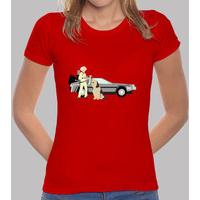 woman t-shirt - back to the future