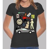 woman t-shirt - back to the future