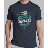 work hard man tshirt