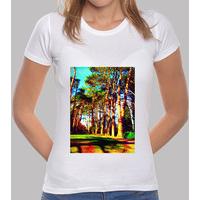 womens tall park trees premium quality regular fit short sleeved white ...