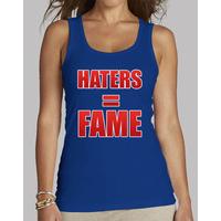 woman t-shirt haters = fame