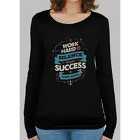 work hard tshirt long sleeve women