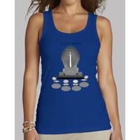 Women, Tank top, Royal Blue