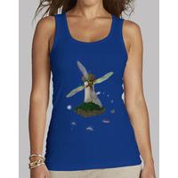 women tank top royal blue