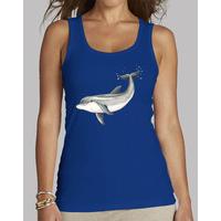 women tank top royal blue