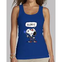 women tank top royal blue