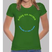 Women, short sleeve, green premium quality