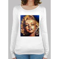 woman, shirt manga monroe marilyn long