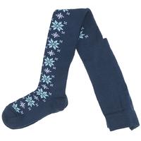 Wool Girls Tights - Blue quality kids boys girls