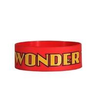 wonder woman red rubber wristband