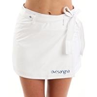 womens wraparound skirt white