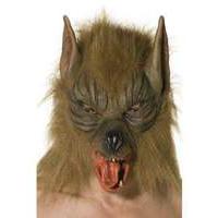 Wolf Mask Brown Overhead Latex