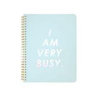 Womens Ban.do I Am Busy Notebook, Blue