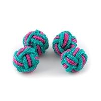 Women\'s Fuchsia & Teal Silk Knot