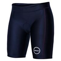 Womens Activate Shorts - Black and Wine