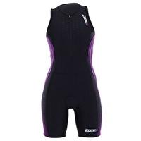 Womens Aquaflo Trisuit - Black and Purple