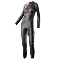 Womens A1 Active Wetsuit 2016 - Black and Cherry Pink