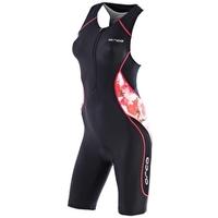 Womens Core Race Suit - Black and Pink