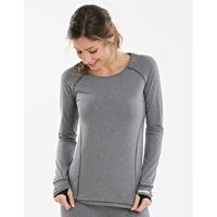 Womens Sport Layer Long Sleeve Crew - Graphite Heather