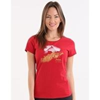 Womens Hornli Ridge Tee - Dark Inferno