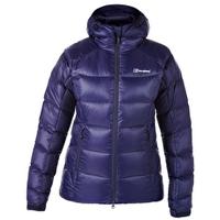 Womens Popena Hooded Hydrodown Fusion Jacket - Evening Blue