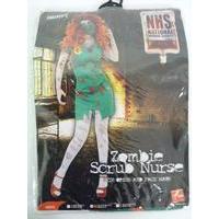 womens zombie scrub nurse costume