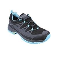 womens explorer active gtx trail shoe dark grey light blue