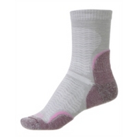 Womens Woolfusion Trail Ultra Light Sock - Aubergine