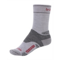 Womens Woolfusion Trekker Sock - Silver Grey