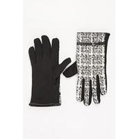 Woven Buckle Trim Gloves