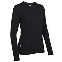 Womens Oasis Long Sleeve Crewe - Black