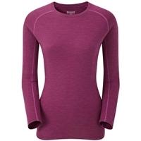 Womens Primino 220g Long Sleeve Crew - Dahlia